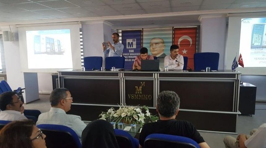 Van Smmmo&rsquo;da &ldquo;7143 Sayılı Torba Kanunu&rdquo; Semineri