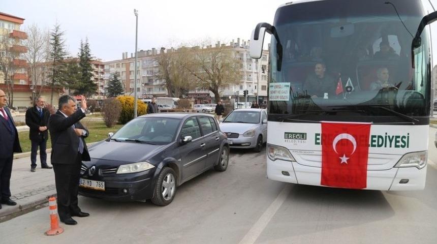Ereğli Belediyesinden Şehit Ailelerine Kaplıca Gezisi
