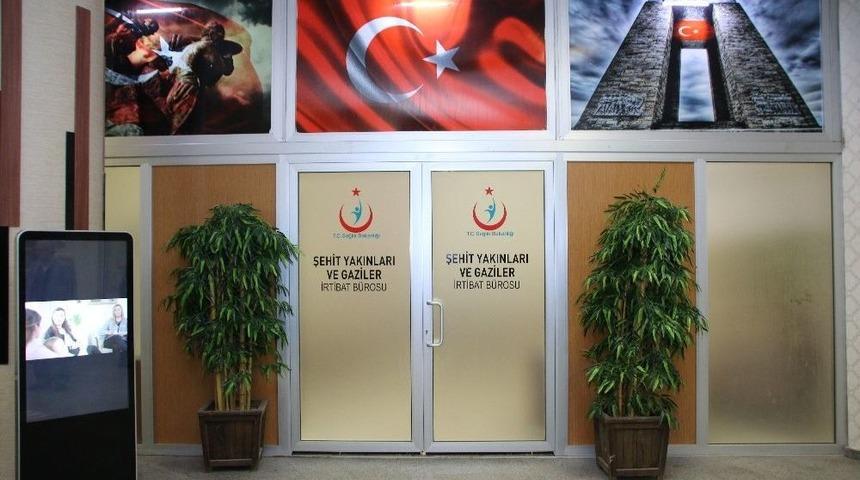 Şehit Yakınları Ve Gaziler İ&ccedil;in Hastanede İrtibat B&uuml;rosu A&ccedil;ıldı