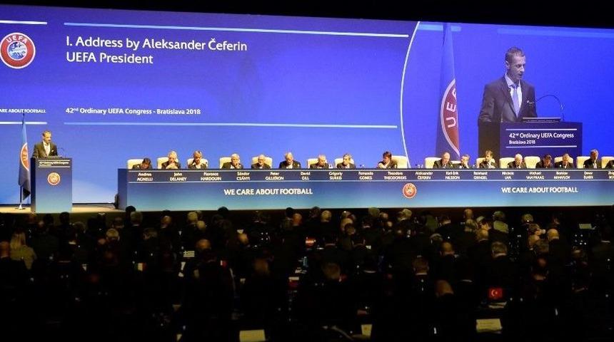 Uefa Kongresi Bratislava&rsquo;da Yapıldı