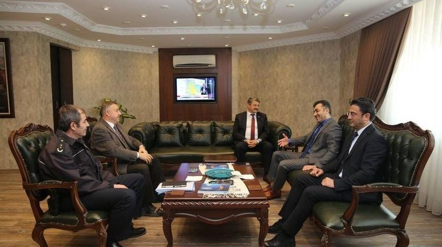 İl Emniyet M&uuml;d&uuml;r&uuml;nden Başkan Akın&rsquo;a Ziyaret