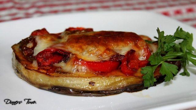 Fırında Kaşarlı Patlıcan