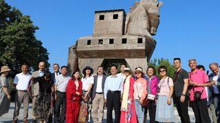 Çin’in Kültür Ve Turizm Bakanı Shugang’dan Troya Antik Kenti’ne Ziyaret