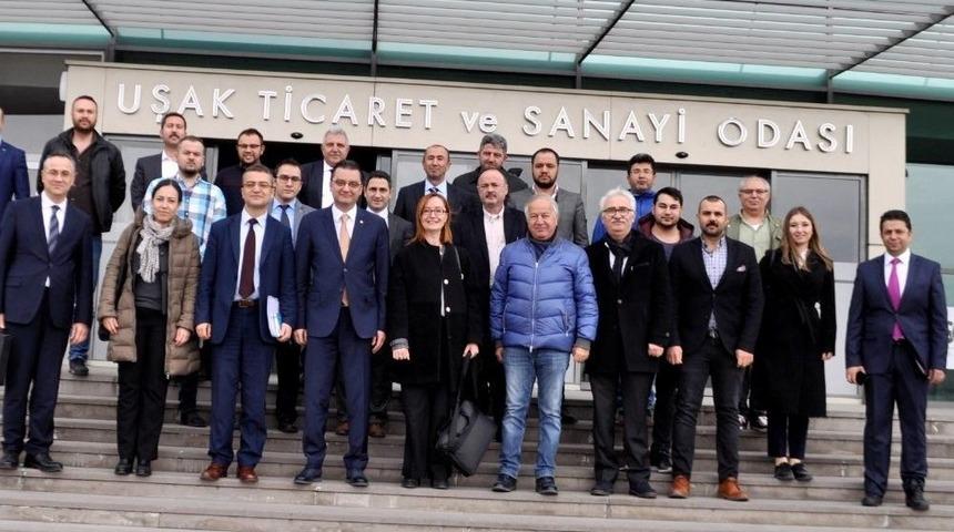 Ekonomi Bakanlığı Heyeti Uşak&rsquo;a Geldi