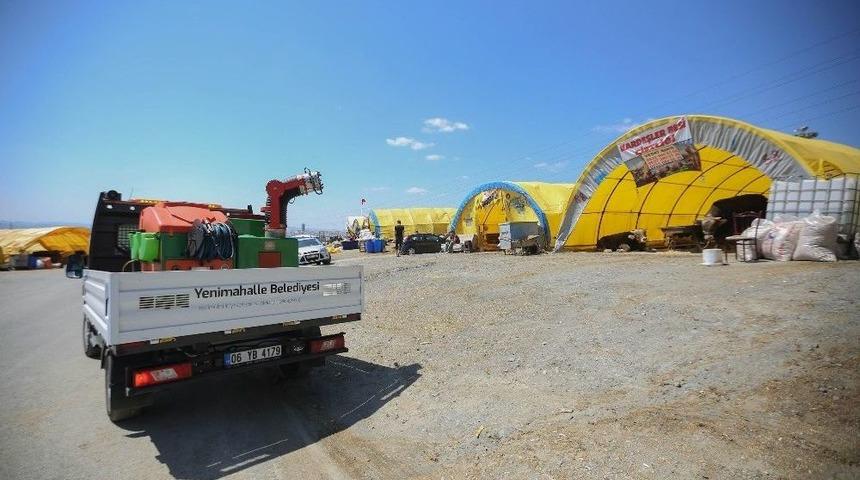 Yenimahalle&rsquo;de Kurban İ&ccedil;in Hazırlıklar Başladı