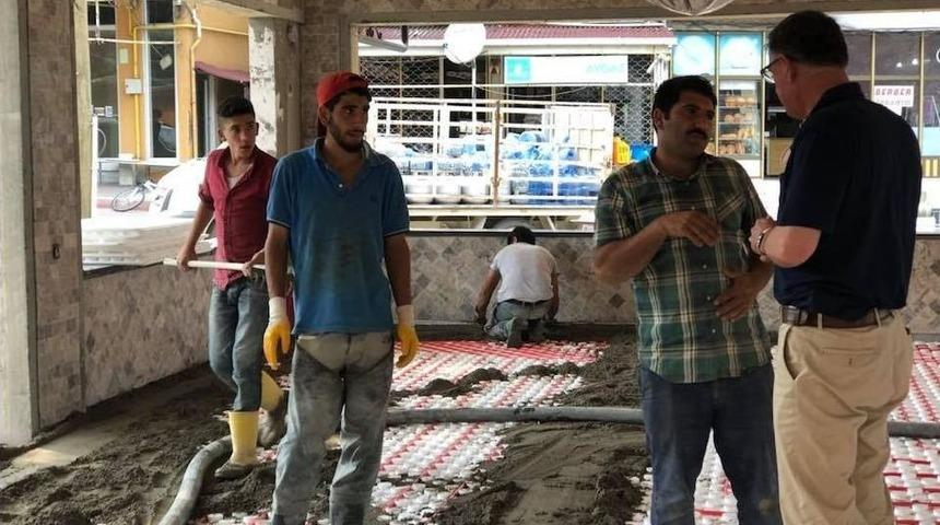 Başkan Duymuş, Sosyal Tesis İnşaatını Yerinde İnceledi