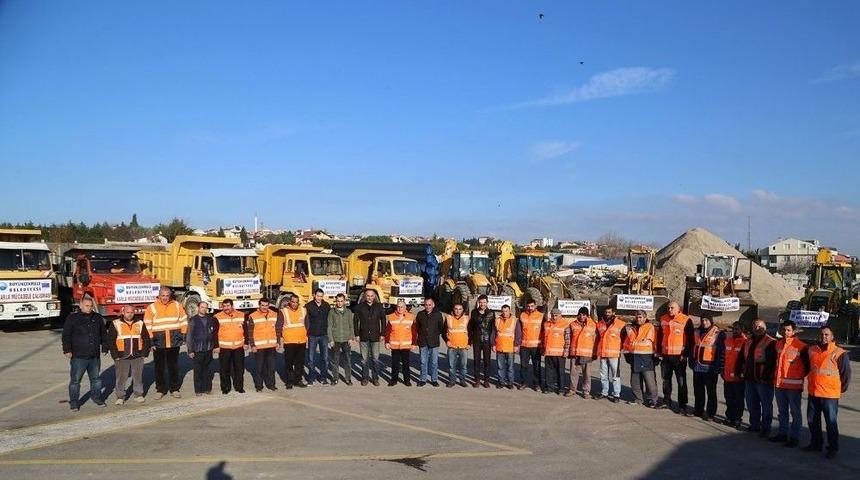 B&uuml;y&uuml;k&ccedil;ekmece Belediyesi&rsquo;nde Kar Alarmı