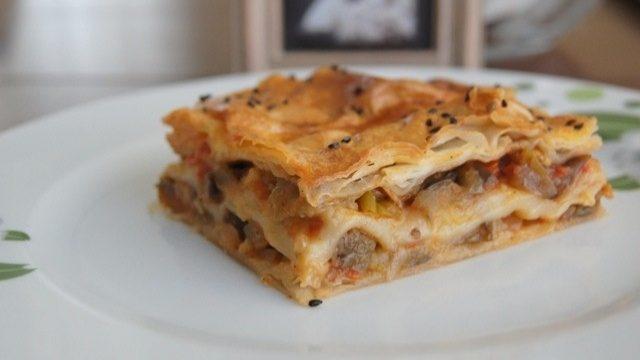 Közlenmiş Patlıcanlı Börek