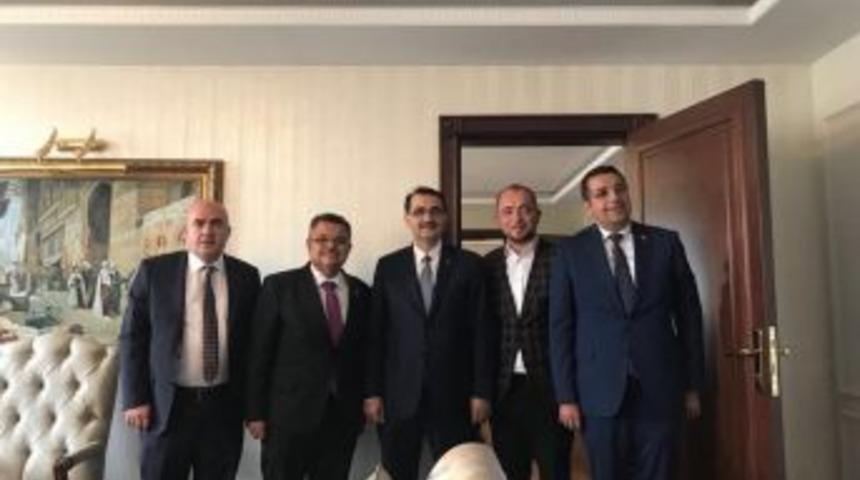 İl Başkanı Karabıyık, Bakan D&ouml;nmez&rsquo;e Yeni G&ouml;revinde Başarılar Diledi