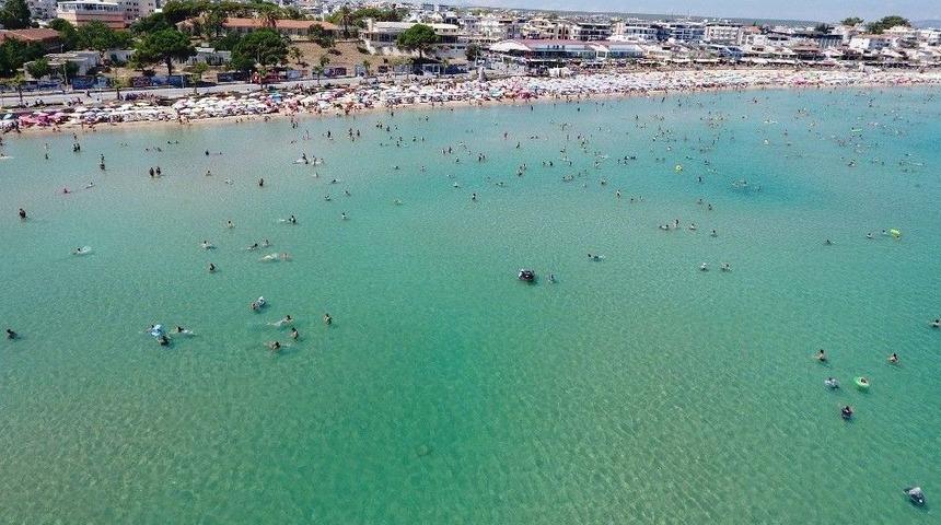 Altınkum&rsquo;da Adım Atacak Yer Kalmadı