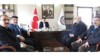 Kaymakam Avcı Rektör Karacoşkun İle Bir Araya Geldi