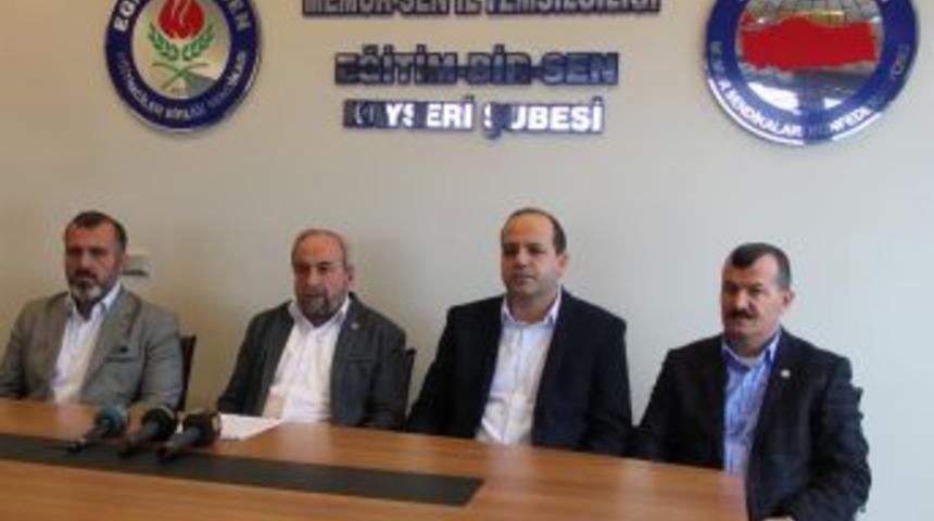 Eğitim Bir Sen Kayseri 1 No&rsquo;lu Şube Başkanı Aydın Kalkan: