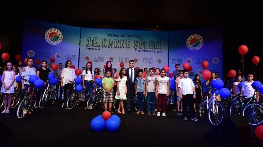 Kepez&rsquo;den Başarılı &Ouml;ğrencilere Bisiklet