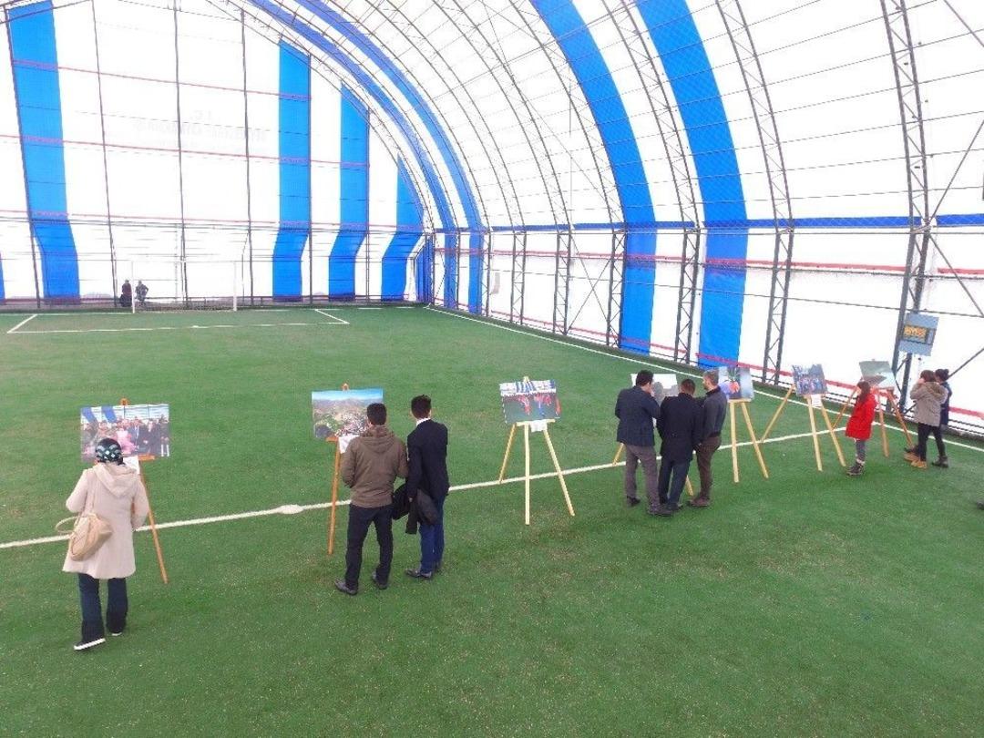 İha Muhabiri Beyt&uuml;şşebap&rsquo;ta Sergi A&ccedil;tı