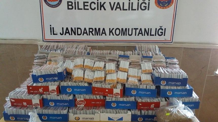 Jandarmanın Ka&ccedil;ak Sigara Ve T&uuml;t&uuml;n Operasyonu
