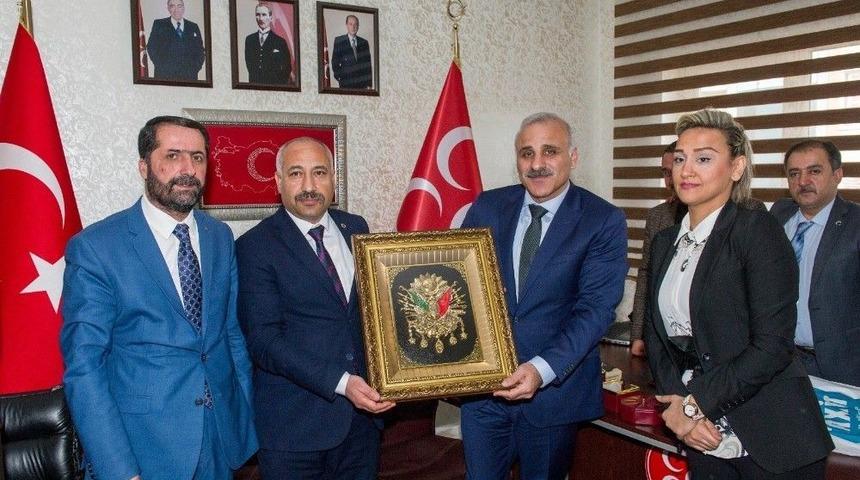 Vali Zorluoğlu&rsquo;ndan Mhp İl Başkanlığına Ziyaret