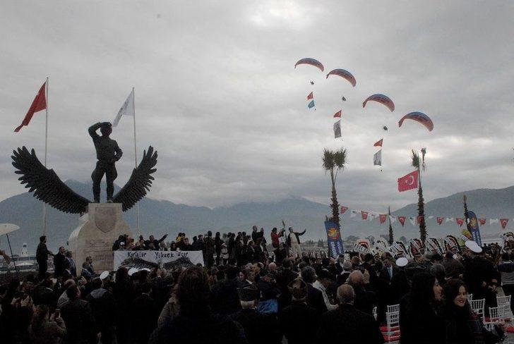 İlk Hava Şehidi Tayyareci Fethi Bey Fethiye’de Anıldı G1
