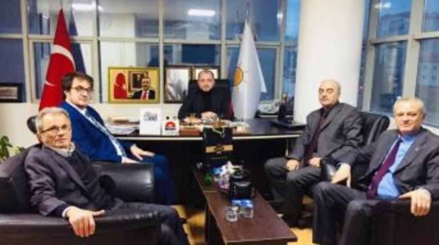 İstanbul Bilecikliler Derneği Başkanı Tepe Ve Ak Parti İl Başkanı Karabıyık Bir Araya Geldi