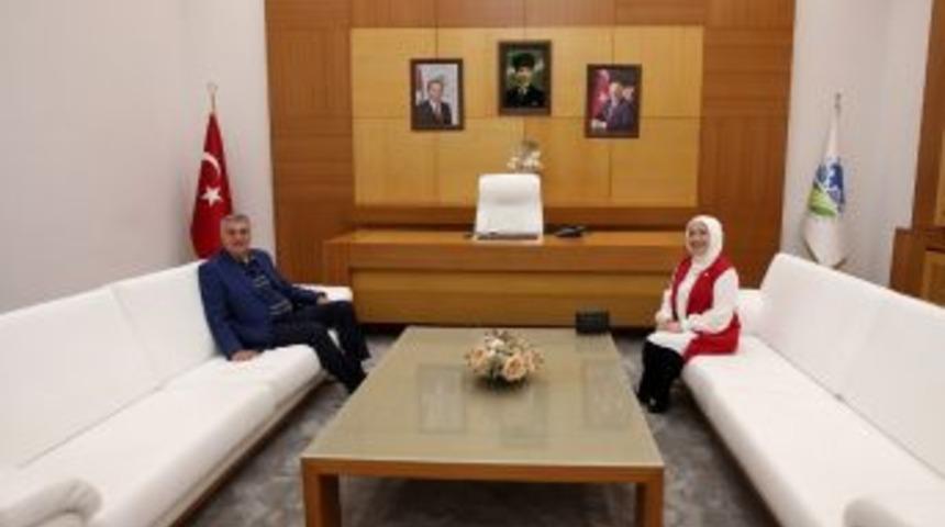 Başkan To&ccedil;oğlu, Milletvekili Atabek&rsquo;le Bir Araya Geldi