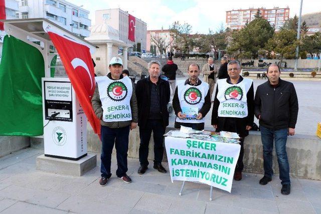 Yozgat Şeker Fabrikası’nın Özelleştirilmemesi İçin İmza Kampanyası Başlatıldı