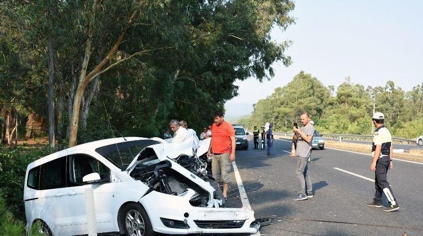 Radar Aracına &Ccedil;arptı