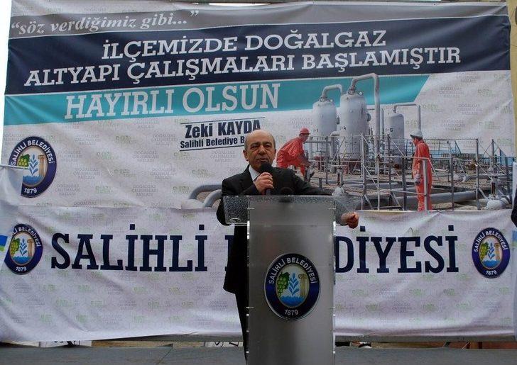 Salihli’de Doğalgaz Altyapı Çalışmaları Başladı G2