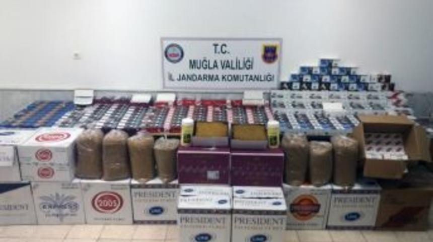 Muğla Jandarmasından Kaçak Sigara Operasyonu