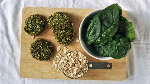 Ispanaklı Yulaflı Kurabiye