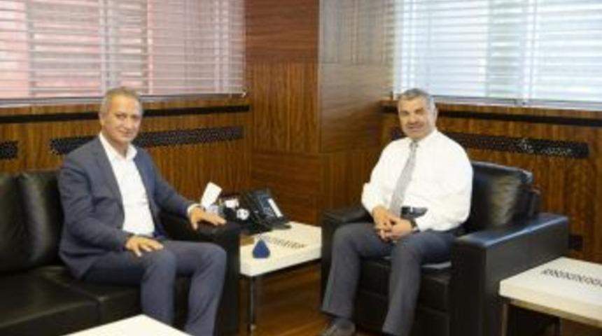 İl Milli Eğitim M&uuml;d&uuml;r&uuml; Ekinci Başkan &Ccedil;elik&rsquo;i Ziyaret Etti