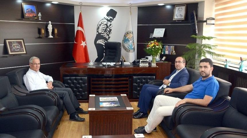 Sandıklı Belediye Başkanı Mustafa Çöl, Dinar Belediye Başkanı Saffet Acar’ı Zyaret Etti