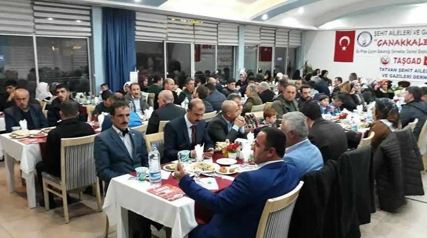 Şehit Aileleri Ve Gaziler Yemekte Bir Araya Geldi