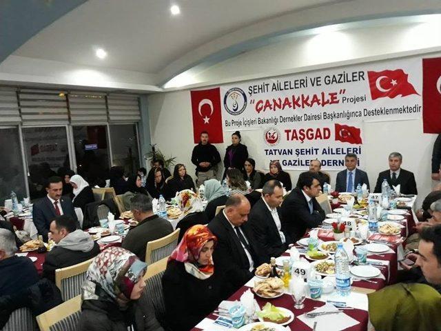 Şehit Aileleri Ve Gaziler Yemekte Bir Araya Geldi