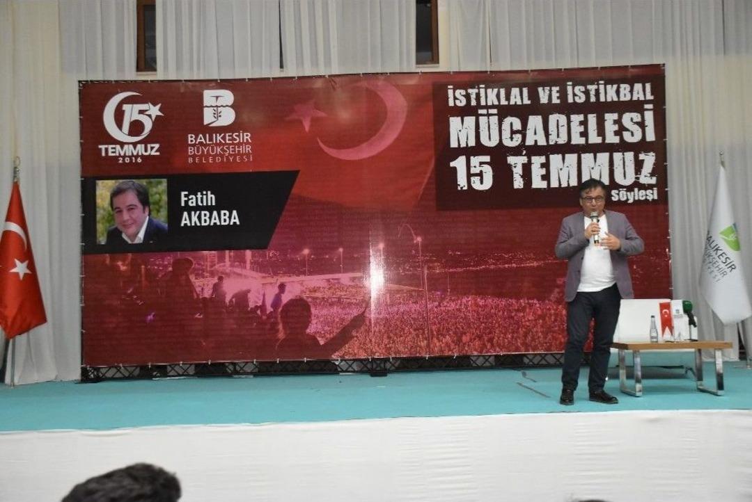 Dursunbey&rsquo;de 15 Temmuz Anlatıldı