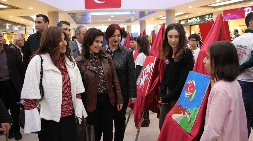 &Ouml;ğrencilerden Afrin&rsquo;deki Mehmet&ccedil;iğe Destek