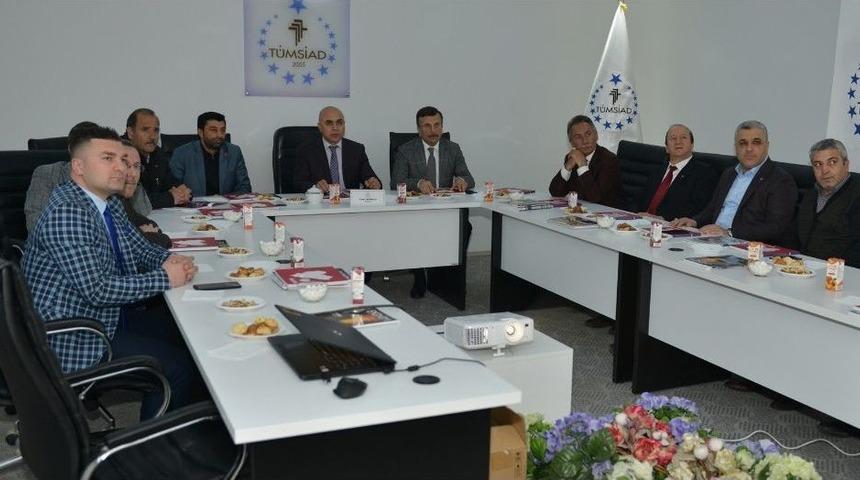 Başkan Korkut, T&uuml;msiad &Uuml;yeleri İle Buluştu