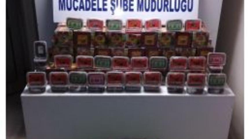 Eskişehir&rsquo;de 121 Kilo Nargile T&uuml;t&uuml;n&uuml; Ele Ge&ccedil;irildi