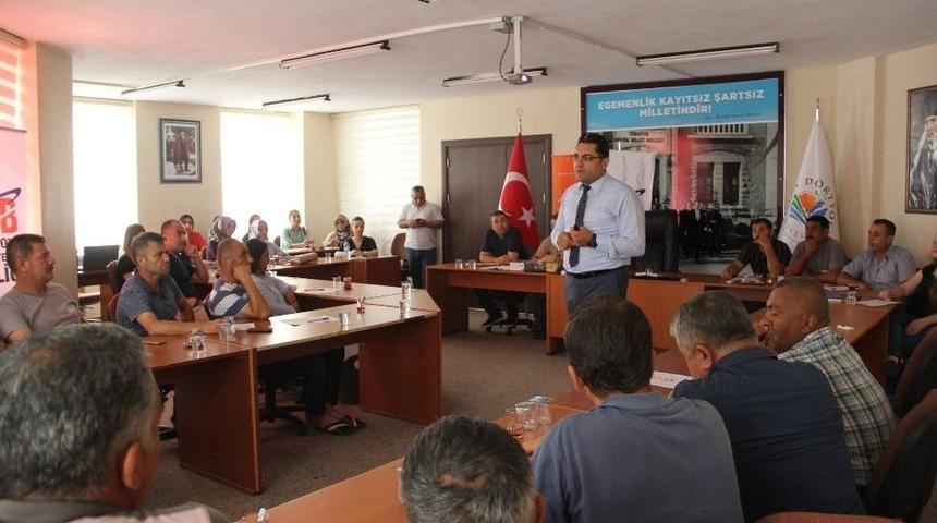 Dörtyol’da Belediye Personeline İş Güvenliği Eğitimi