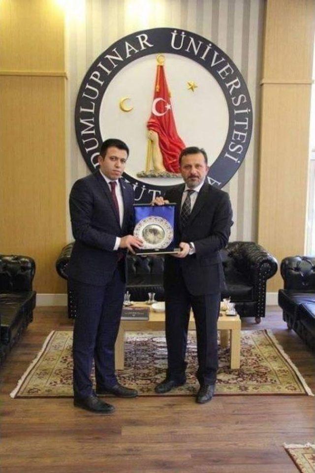 &Ccedil;avdarhisar Protokol&uuml; Rekt&ouml;r Remzi G&ouml;ren&rsquo;i Ziyaret Etti 1