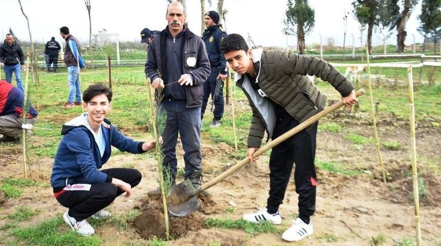 İncirliova&rsquo;da 250 Fidan Toprakla Buluştu