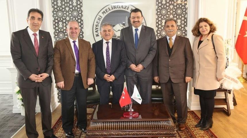 Lokantacılar Ve Pastacılar Odası&rsquo;ndan Melikgazi Belediyesine Ziyaret