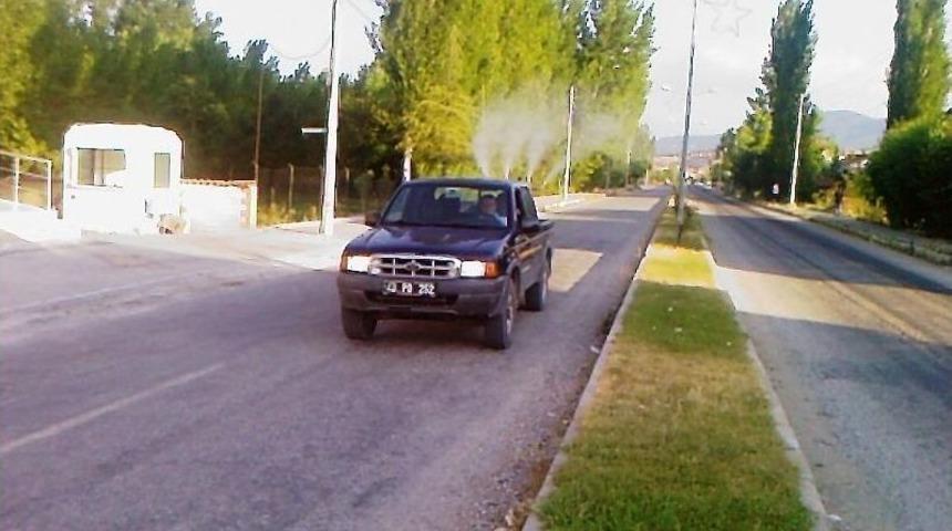 Hisarcık Belediyesi&rsquo;nden İla&ccedil;lama &Ccedil;alışması