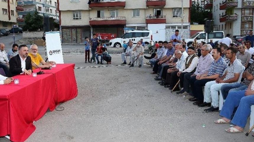 Başkan Ercan Mahalle Sakinleriyle Buluşuyor