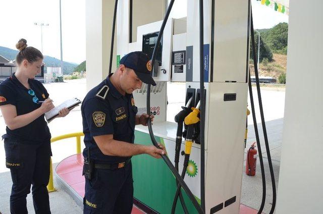 İtfaiye M&uuml;d&uuml;rl&uuml;ğ&uuml;&rsquo;nden Benzin İstasyonlarına Denetim 1