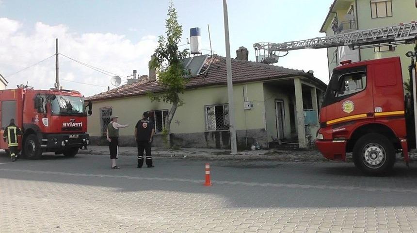Kulu&rsquo;da Ev Yangını