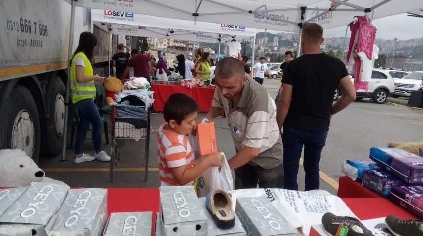 Lösev İyilikler Tırı Forum Trabzon’da Ailelerle Buluştu