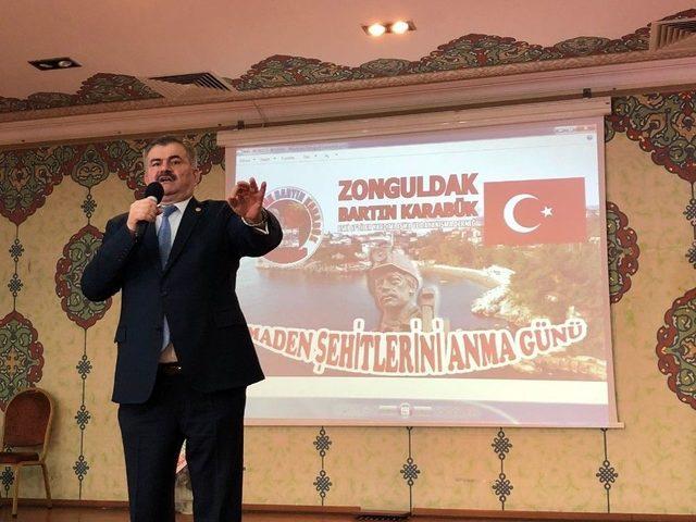 Çaturoğlu, Maden Şehitlerini Anma Programına Katıldı