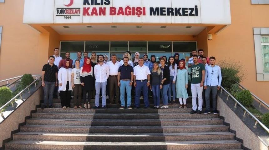 Kent Konseyi Y&ouml;netim Kurulu &Uuml;yelerinden Kan Bağışı