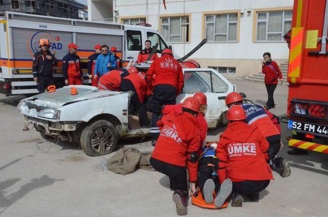 Ordu’da Nefes Kesen Tatbikat