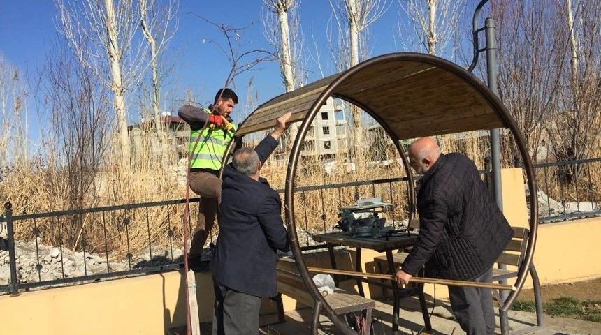 İpekyolu&rsquo;nda Parklar Bahara Hazırlanıyor