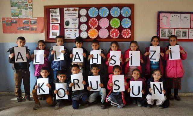 Afrin&rsquo;deki Mehmet&ccedil;iğe &Ouml;ğrencilerden Moral Mektubu 1